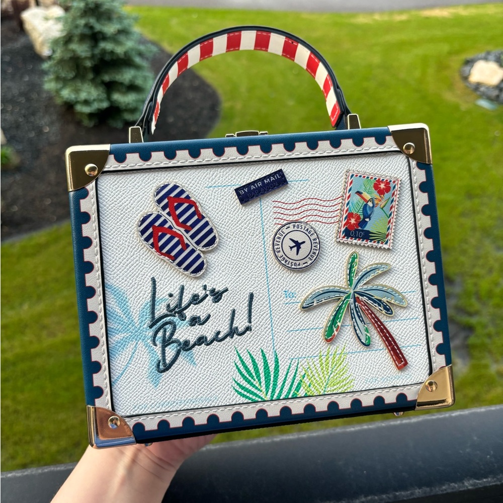 Aldo Novelty Beach Themed Trunk Purse